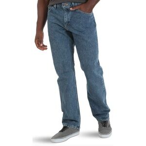 Wrangler Authentics Men's Big & Tall Classic 5-Pocket Relaxed Fit Cotton Jeans